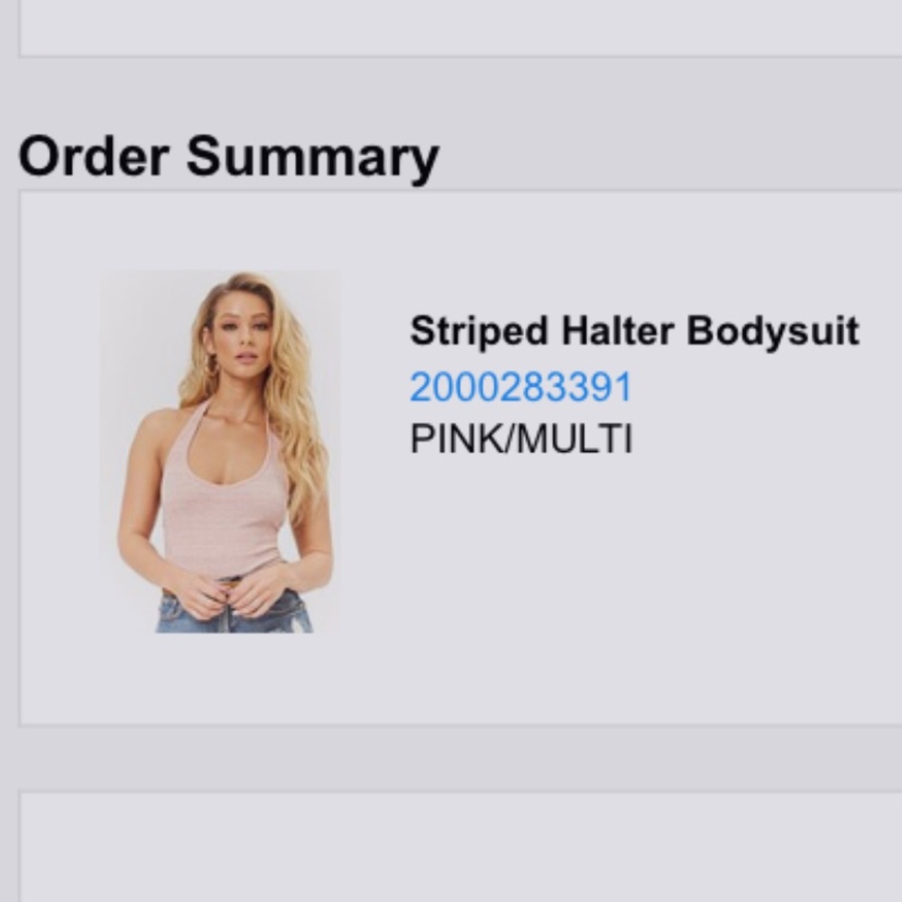 Striped halter suit